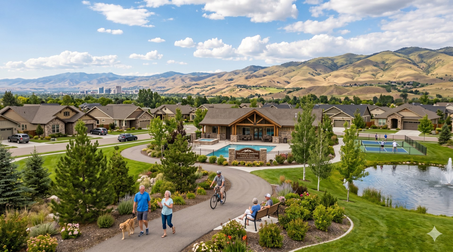 Active-adult community in the Boise foothills — retiring in Idaho's Treasure Valley